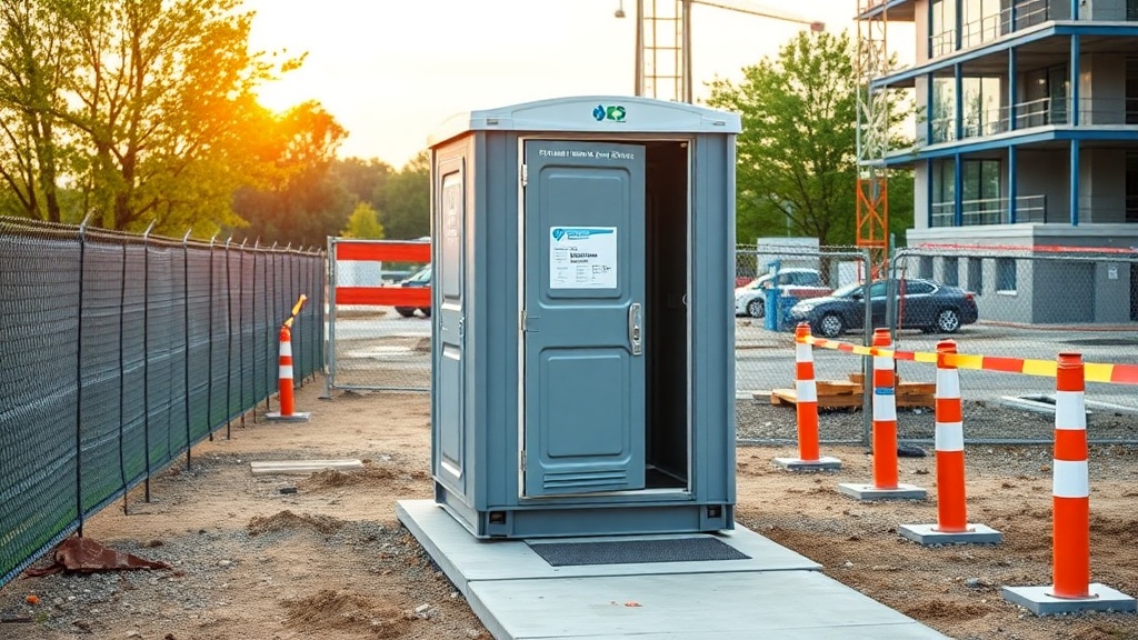 Event planner calculating ADA portable toilet requirements